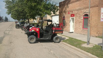 red four wheelers for fun run